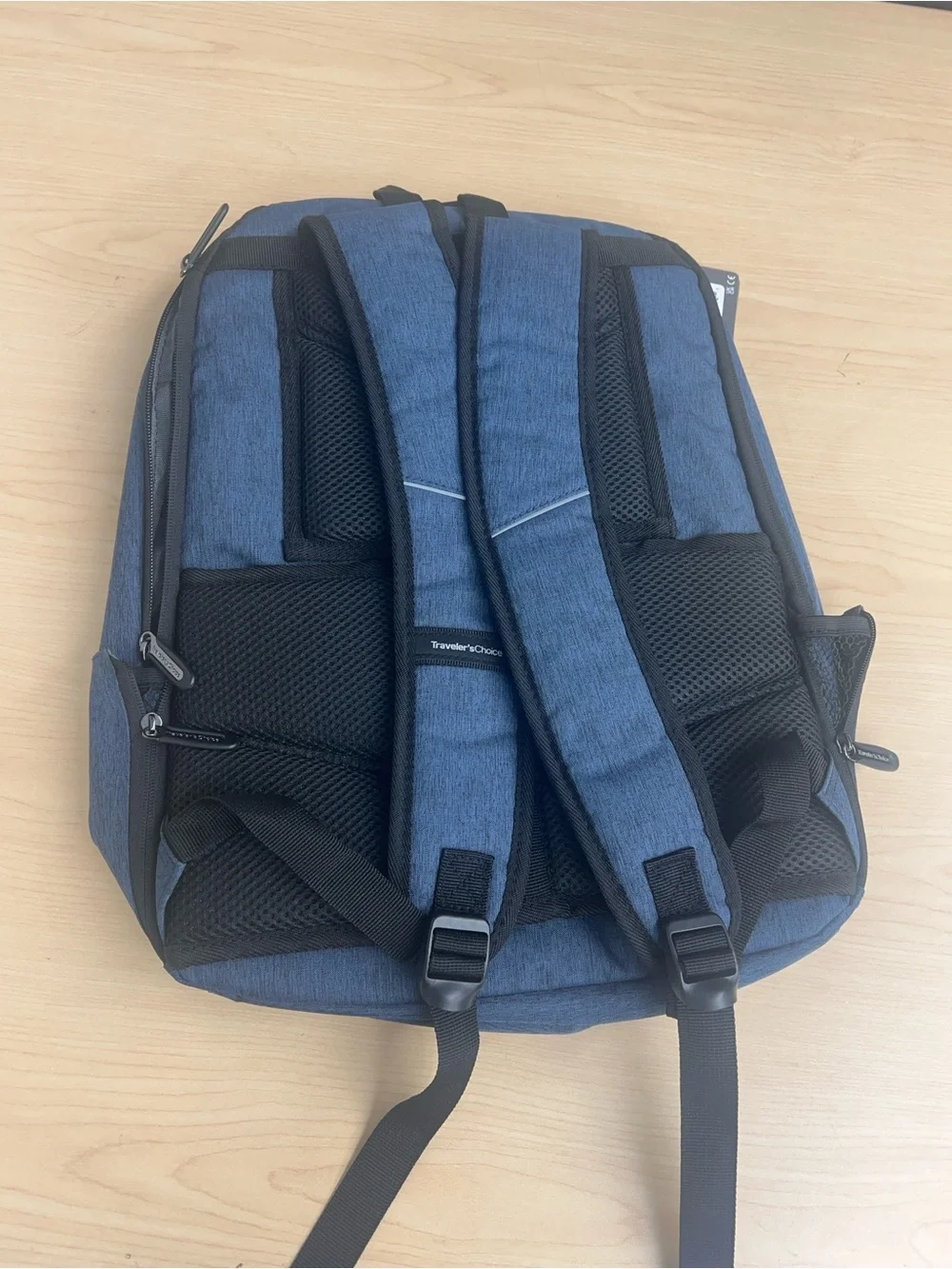 Traveler's Choice Men's Dark Blue Everyday Backpack
